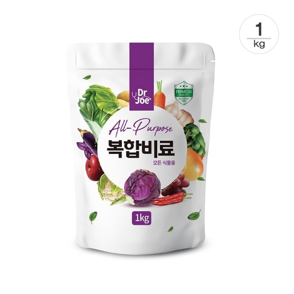 [데팡스] 닥터조 복합비료 1kg 오래가는 원예 텃밭용 종합식물영양제